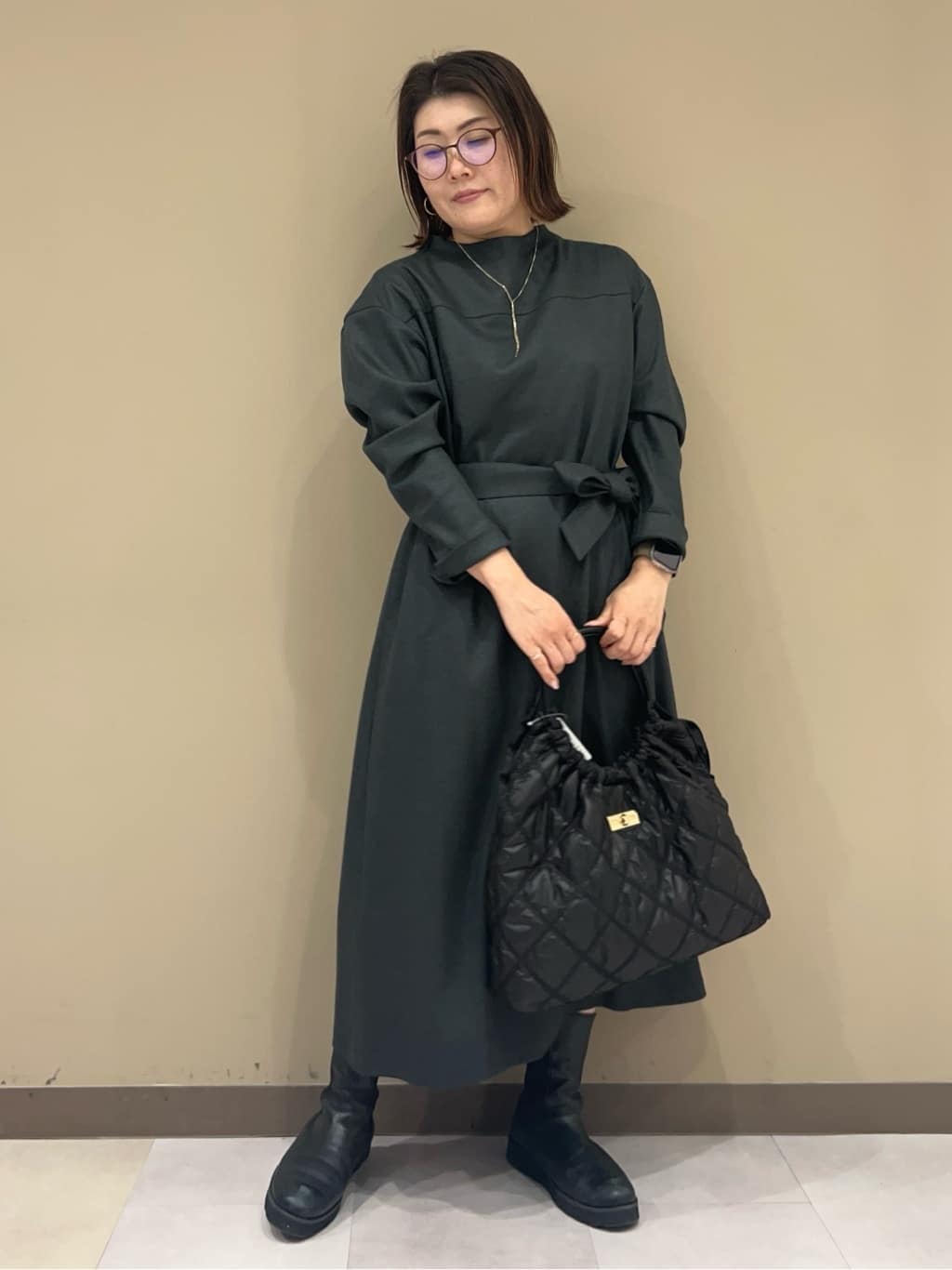 fukuさんの「UNTITLED｜◆軽やかナイロンフラットトート」を使ったコーディネート