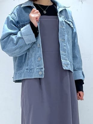 yuuさんの「OPAQUE.CLIP｜◆ストレッチデニムジャケット【洗濯機洗い可】」を使ったコーディネート