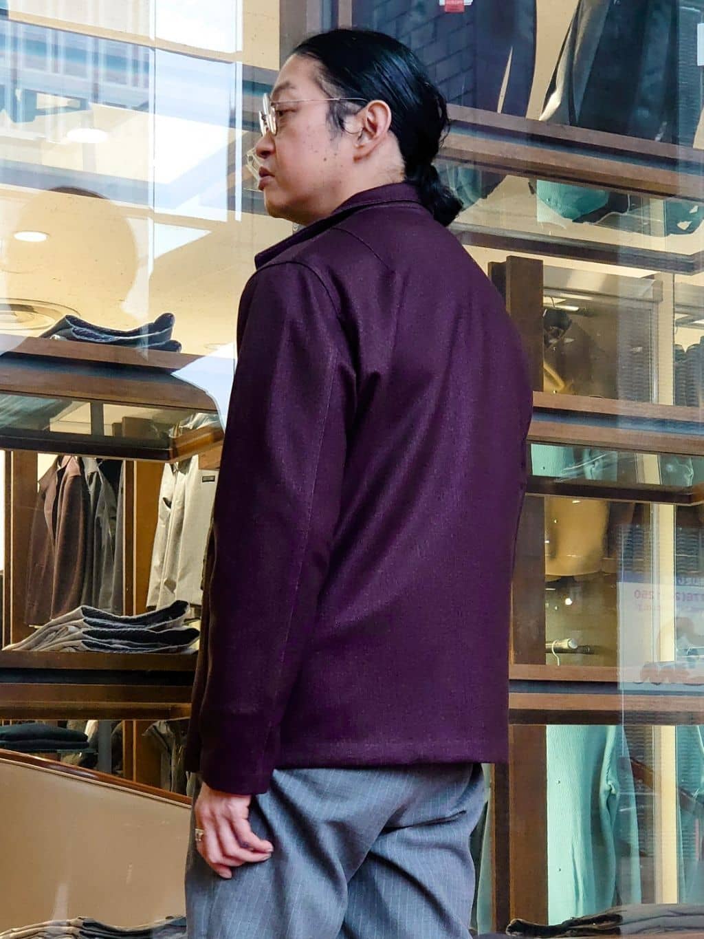 かしげるさんの「TAKEO KIKUCHI｜【DOWN FABRIC】ダウンファブリック スタンドカラーブルゾン」を使ったコーディネート