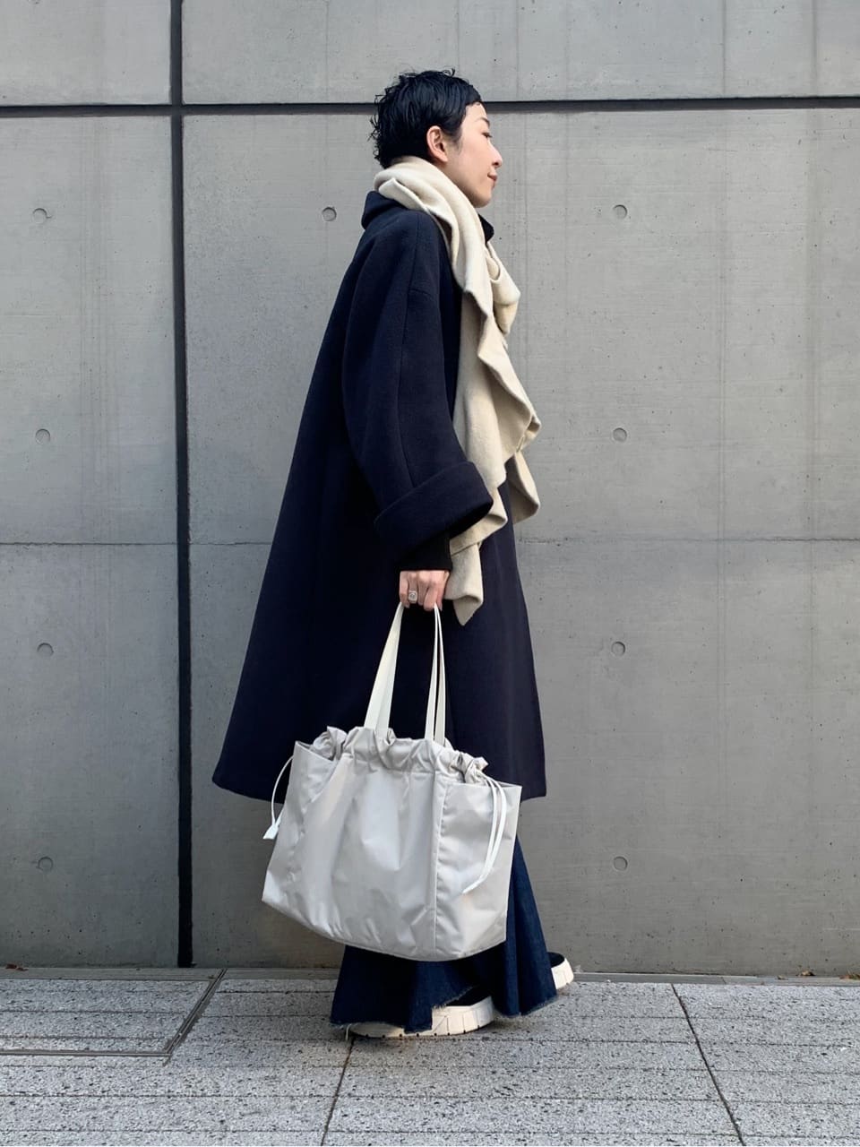 Kさんの「HIROKO HAYASHI｜LUINI（ルイーニ）トートバッグ」を使ったコーディネート