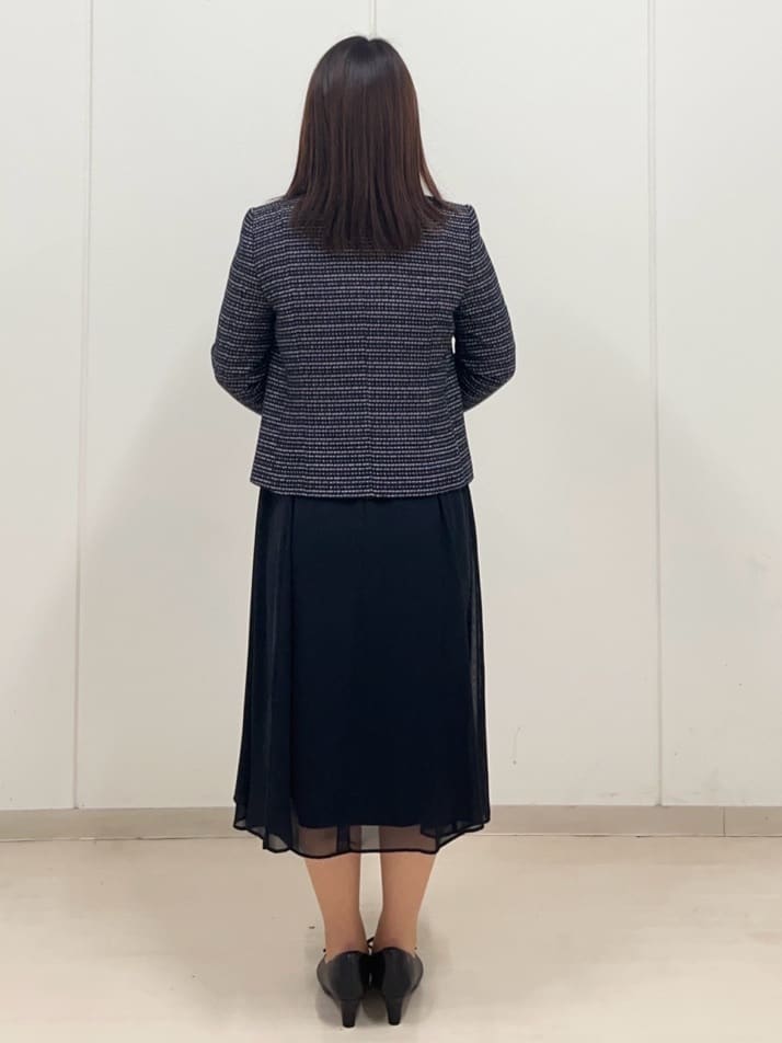 ゆうさんの「Reflect｜◆【フォーマル/セットアップ可】ツイードジャケット」を使ったコーディネート