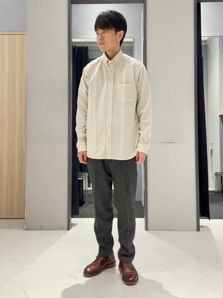 わいずみさんの「TAKEO KIKUCHI｜【DOWN FABRIC】ダウンファブリック スタンドカラーブルゾン」を使ったコーディネート