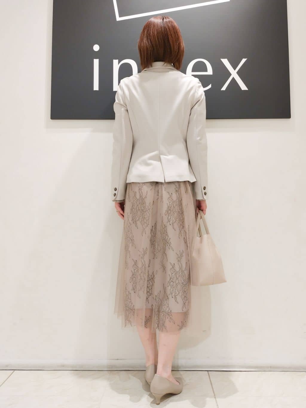 n.さんの「index｜《5色展開／XS-LLサイズ》ストレッチテーラードジャケット／セットアップ対応【イージーアイロン】」を使ったコーディネート