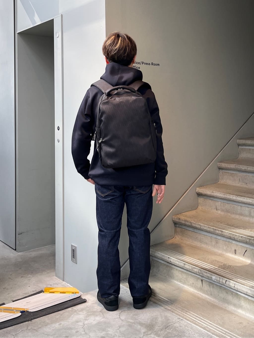 Namikiさんの「TAKEO KIKUCHI｜【モンスターストレッチ】日本製 ワンウォッシュ デニムパンツ」を使ったコーディネート