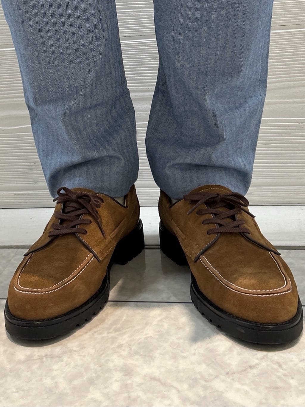 すーさんの「TAKEO KIKUCHI｜【Made in JAPAN】播州織 ヘリンボン ストレート パンツ」を使ったコーディネート