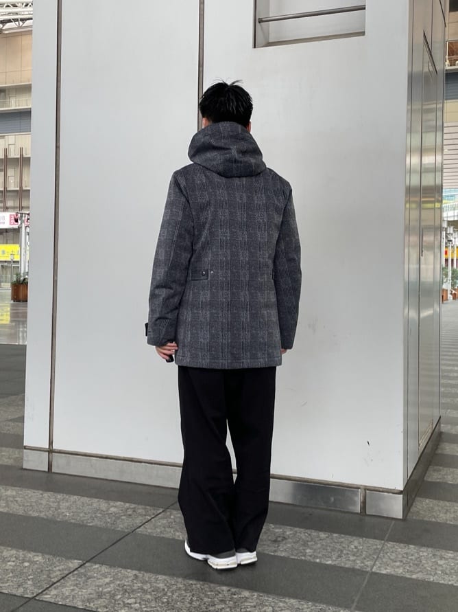 加藤裕樹さんの「TAKEO KIKUCHI｜【3WAY】ジャカード グレンチェック ダウンライナー ブルゾン」を使ったコーディネート