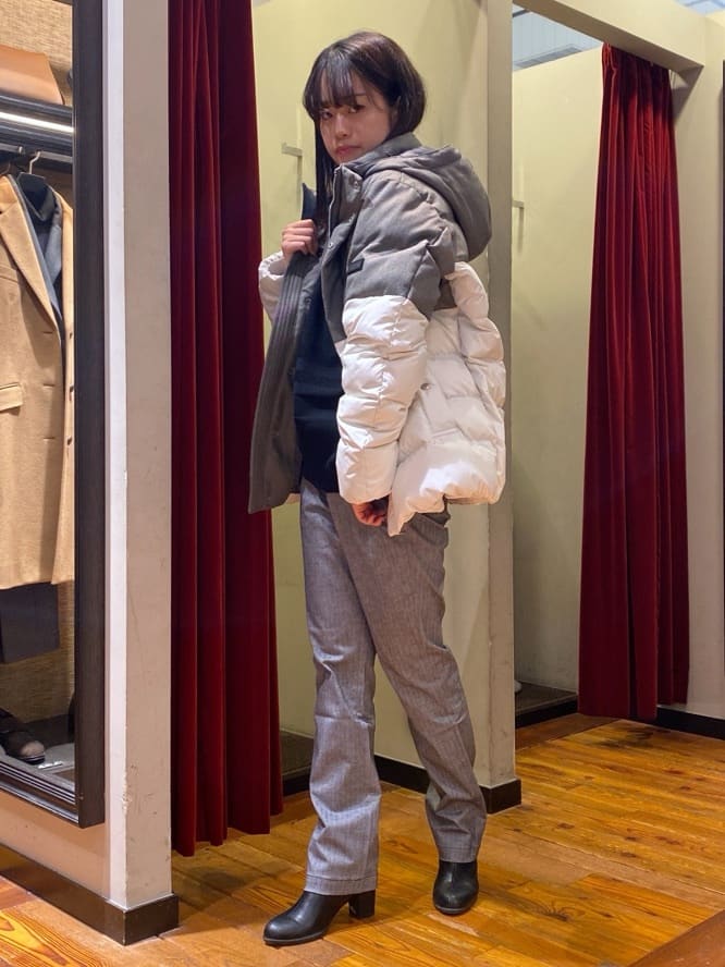 かわぴーさんの「TAKEO KIKUCHI｜【Made in JAPAN】播州織 ヘリンボン ストレート パンツ」を使ったコーディネート