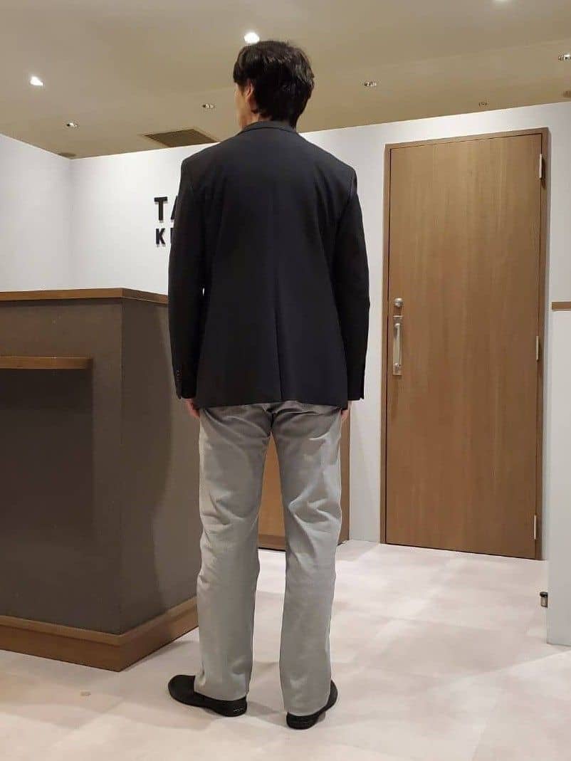 ishidaさんの「TAKEO KIKUCHI｜【Made in JAPAN】播州織 ストレッチ パンツ」を使ったコーディネート