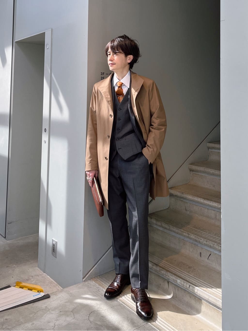 Shintaroさんの「TAKEO KIKUCHI｜ストレートチップシューズ[ メンズ ビジネス シューズ 結婚式 ]」を使ったコーディネート