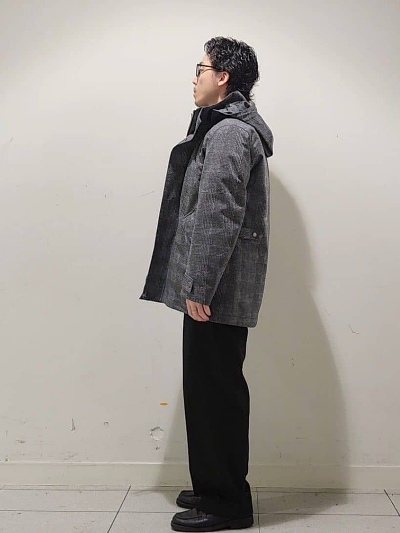 Maedaさんの「TAKEO KIKUCHI｜【3WAY】ジャカード グレンチェック ダウンライナー ブルゾン」を使ったコーディネート