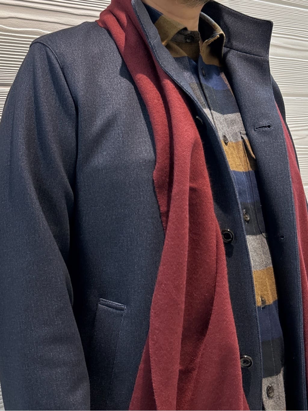 すーさんの「TAKEO KIKUCHI｜【DOWN FABRIC】ダウンファブリック スタンドカラーブルゾン」を使ったコーディネート