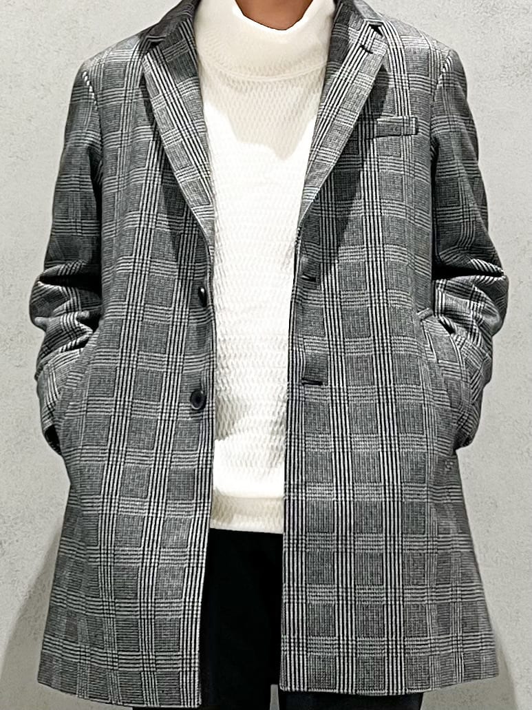 SHI-MAさんの「THE SHOP TK｜【オールシーズン穿ける！】7DAYSストレッチへリンボンパンツ　ON&hArr;OFF兼用」を使ったコーディネート