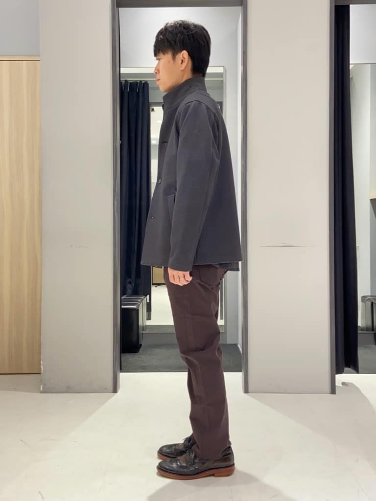 わいずみさんの「TAKEO KIKUCHI｜【DOWN FABRIC】ダウンファブリック スタンドカラーブルゾン」を使ったコーディネート