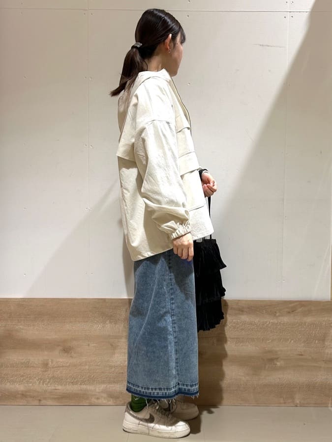 花さんの「SHOO･LA･RUE｜◆【S-LL/洗える】スウェットライク オーバーサイズニット」を使ったコーディネート