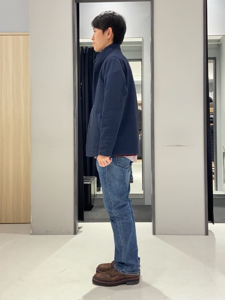 わいずみさんの「TAKEO KIKUCHI｜【DOWN FABRIC】ダウンファブリック スタンドカラーブルゾン」を使ったコーディネート