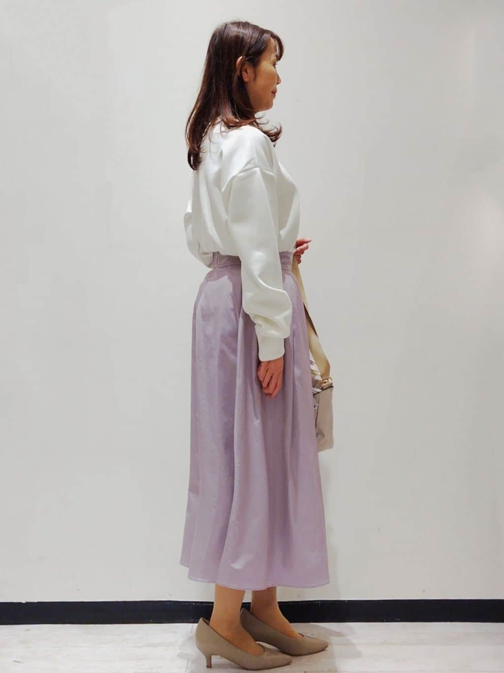 yseさんの「OPAQUE.CLIP｜◆【抗菌防臭加工／低反発クッション】名品　ポインテッドトゥパンプス」を使ったコーディネート