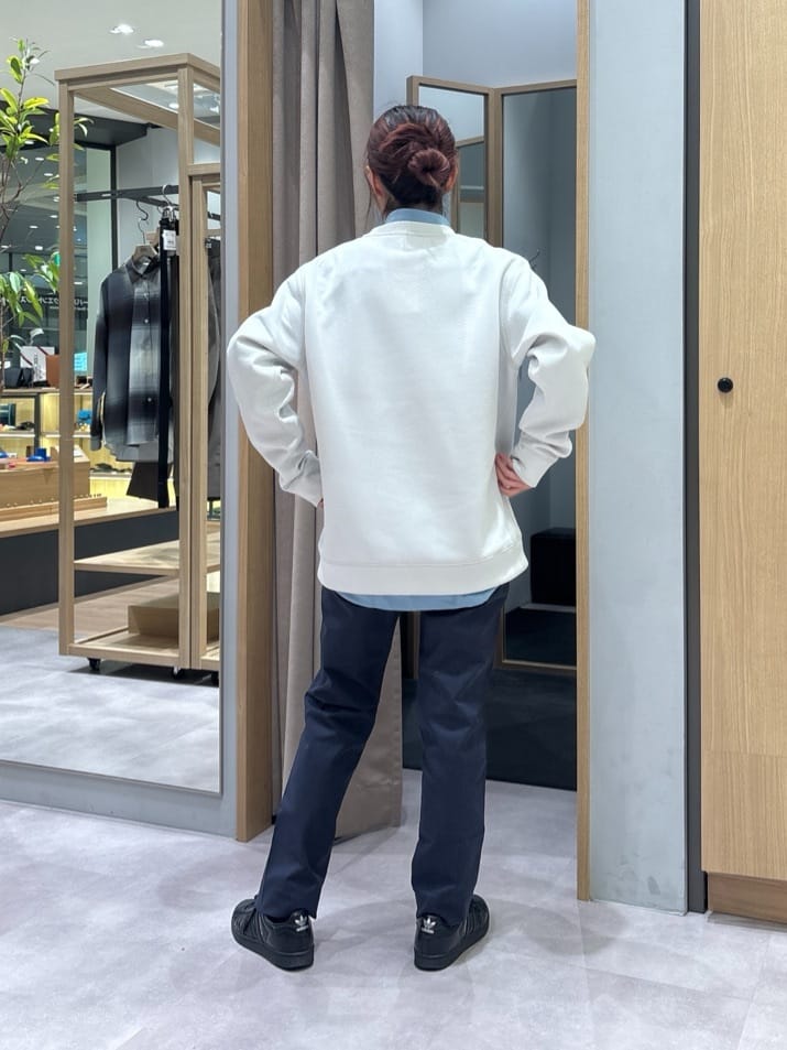 よぴさんの「TAKEO KIKUCHI｜【全7サイズ&times;8色展開！】トップマルチヘリンボン パンツ」を使ったコーディネート