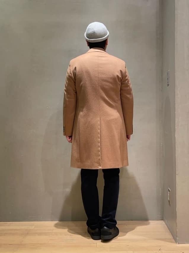 IMAIさんの「TAKEO KIKUCHI｜ウールカシミヤブレンド チェスターコート」を使ったコーディネート