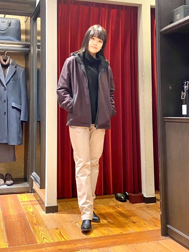 かわぴーさんの「TAKEO KIKUCHI｜【Made in JAPAN】播州織 ヘリンボン ストレート パンツ」を使ったコーディネート