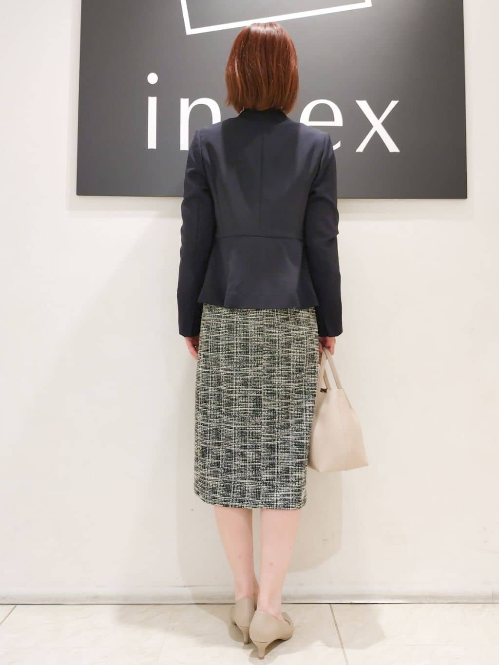 n.さんの「index｜◆《通勤／セットアップ対応》多機能ノーカラージャケット【洗濯機洗い可／防シワ／抗ピル／ストレッチ】」を使ったコーディネート