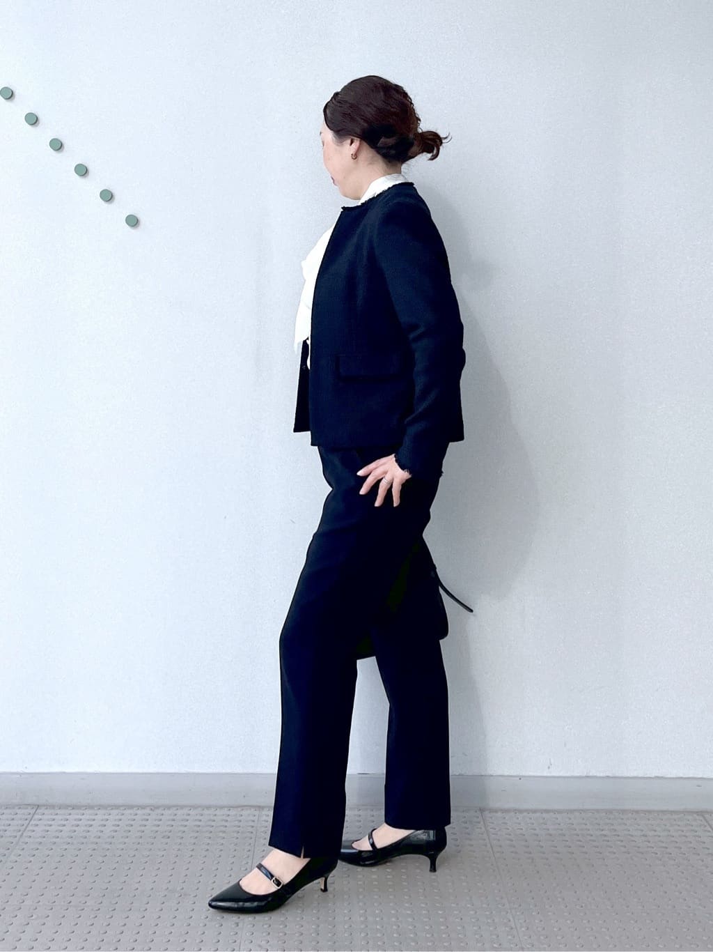 Soeさんの「DRESSTERIOR｜【セレモニー】オケージョンツイードジャケット」を使ったコーディネート