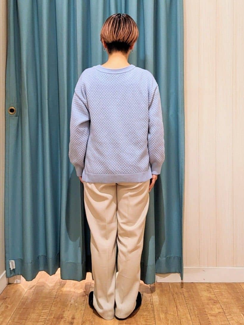 ユカさんの「SHOO･LA･RUE｜◆【洗える】ニットポインテッドローファー」を使ったコーディネート
