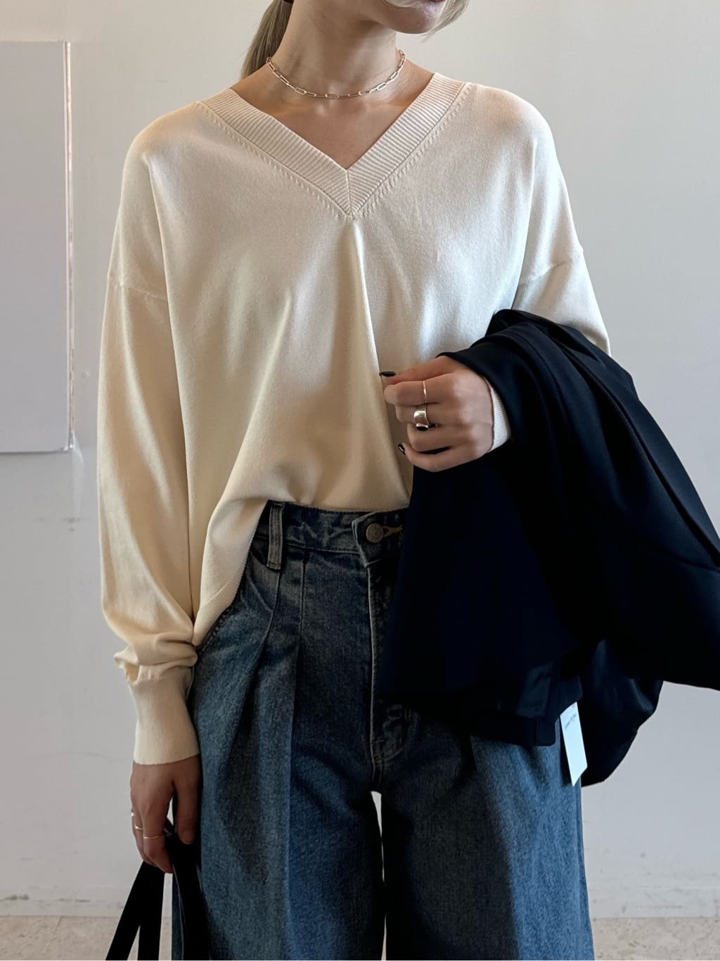 omaさんの「THE SHOP TK｜◆【ONOFF活躍／セレモニー／通勤】CAVIAN Wブレストジャケット／洗える」を使ったコーディネート