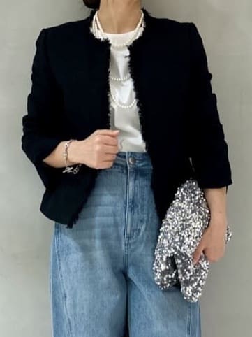 tomoさんの「UNTITLED｜【マルチWAY】3点セットパール調ネックレス」を使ったコーディネート