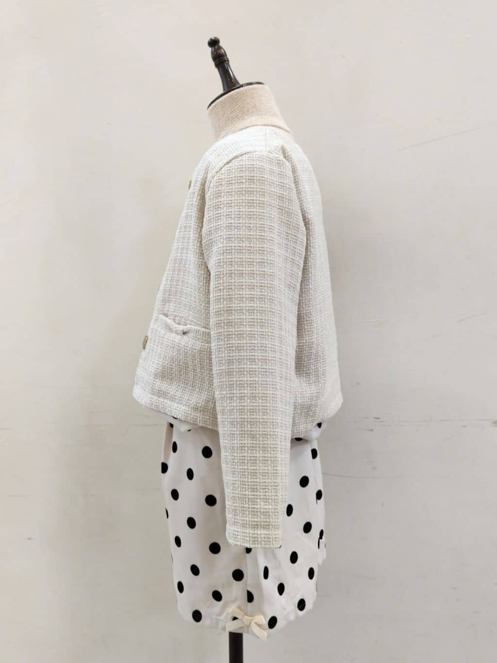 yuzuyamamaさんの「SHOO･LA･RUE｜◆【100-140cm/プチセレ】ツイードジャケット」を使ったコーディネート