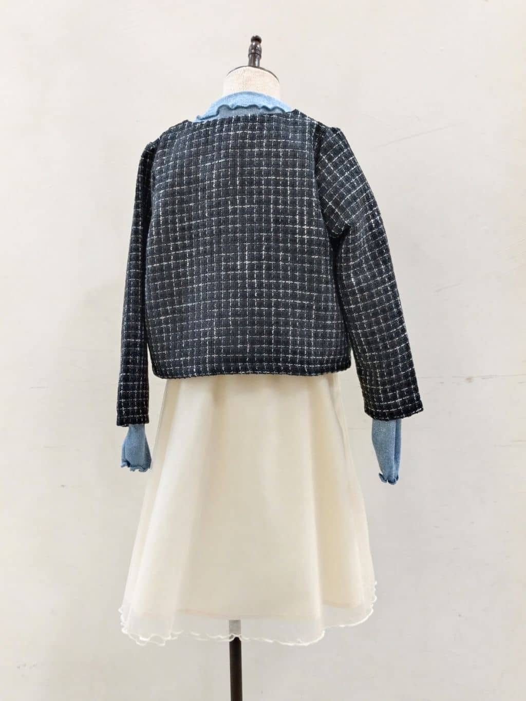 yuzuyamamaさんの「SHOO･LA･RUE｜◆【100-140cm/プチセレ】ツイードジャケット」を使ったコーディネート
