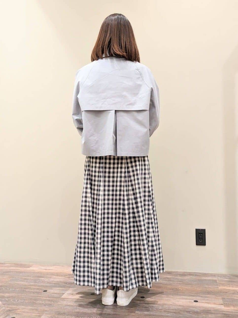 ricoさんの「Dessin｜◆【洗える】ショートトレンチジャケット」を使ったコーディネート