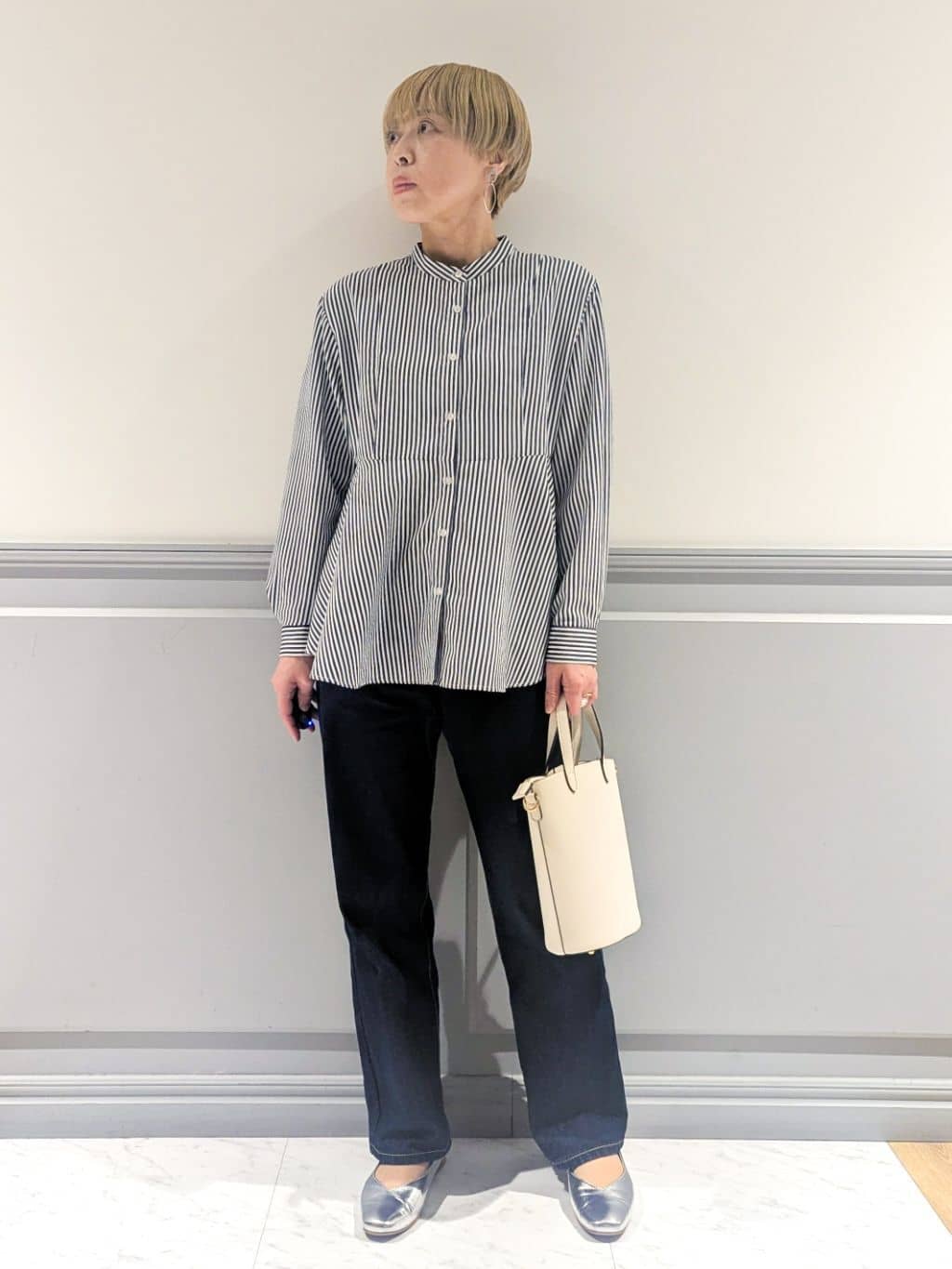 chieさんの「grove｜【Lee&times;grove別注】STRAIGHT DENIM PANTS」を使ったコーディネート