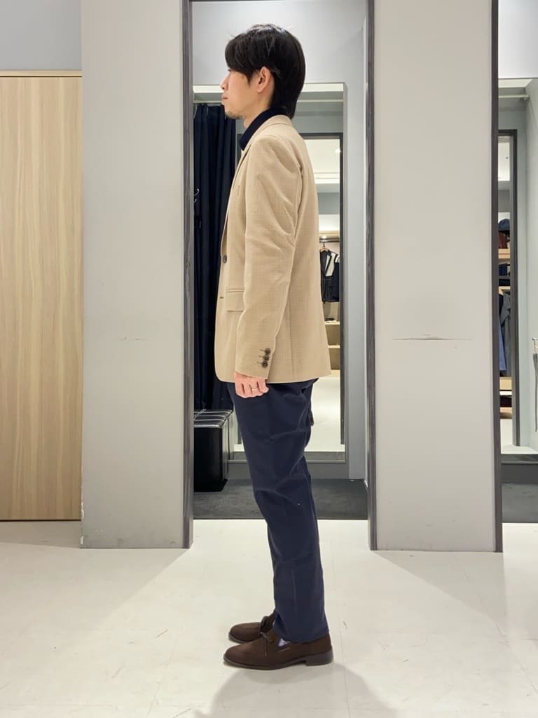 わいずみさんの「TAKEO KIKUCHI｜【抗菌防臭/シーズンレス】シアサッカー ジャージシャツ」を使ったコーディネート