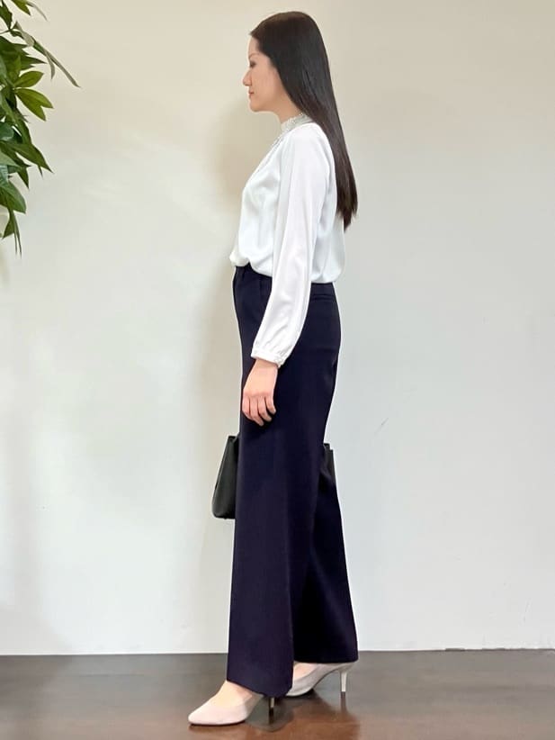 カレンさんの「UNTITLED｜【追加6/日本製】2連フェイクパールネックレス」を使ったコーディネート