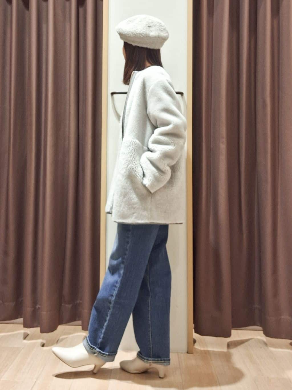 ウタさんの「grove｜【Lee&times;grove別注】STRAIGHT DENIM PANTS」を使ったコーディネート