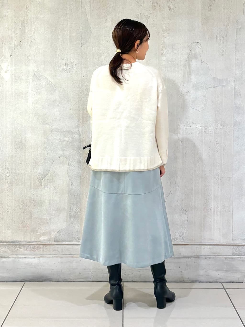 YUさんの「INDIVI｜◆ランダム淡水パール2連ネックレス」を使ったコーディネート