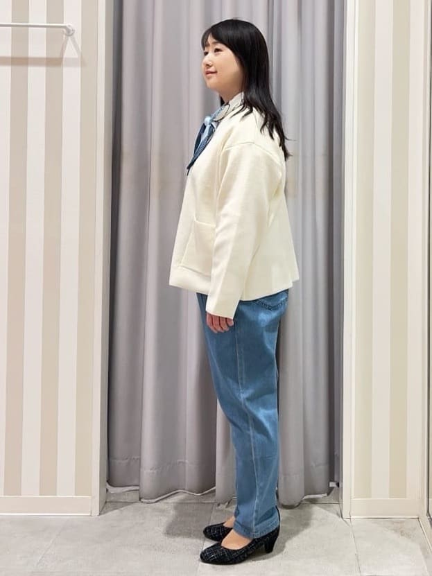 vanseさんの「SHOO･LA･RUE｜◆【S-LL】ジャガードZIPニットカーディガン」を使ったコーディネート