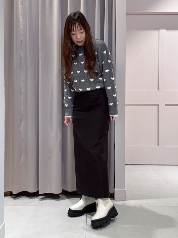 maiさんの「ESPERANZA｜ニットロングブーツ」を使ったコーディネート