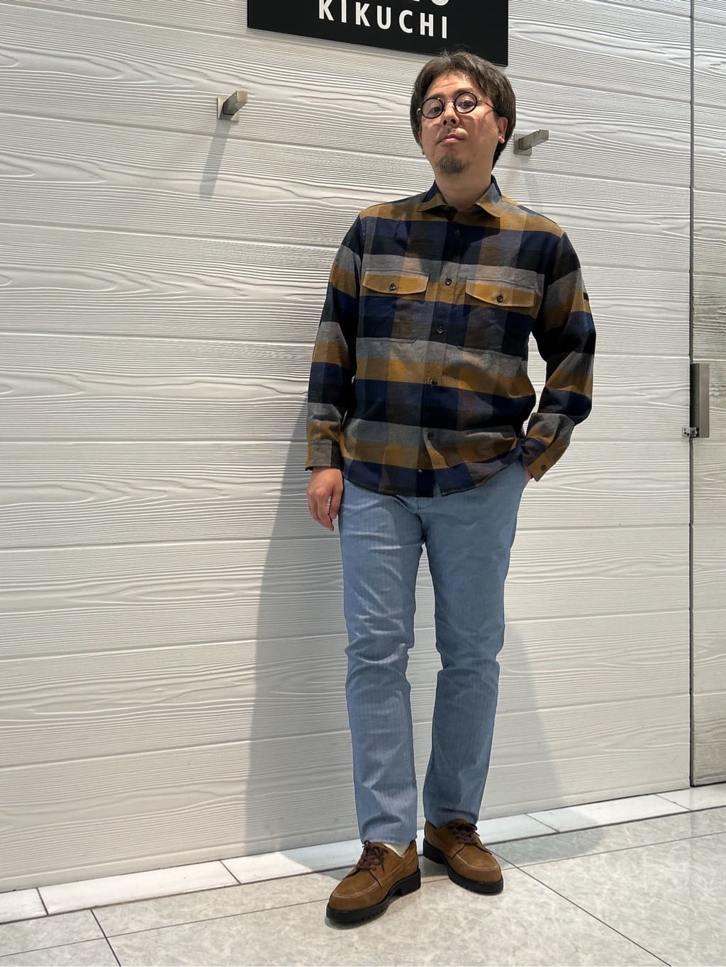 すーさんの「TAKEO KIKUCHI｜【DOWN FABRIC】ダウンファブリック スタンドカラーブルゾン」を使ったコーディネート
