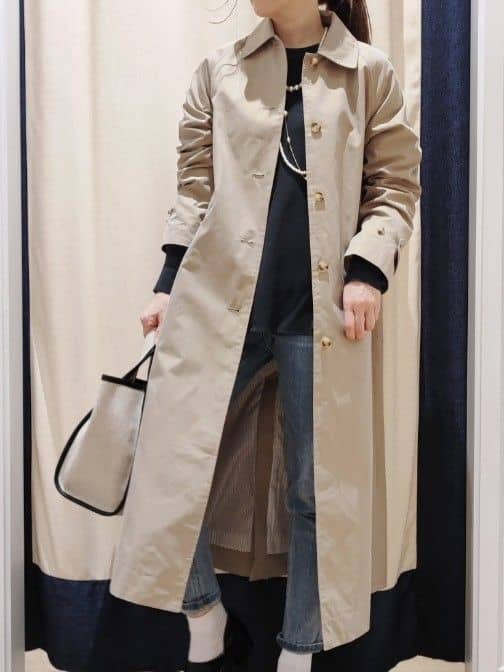 toyaさんの「Dessin｜◆【洗える】ステンカラーコート（S～L）」を使ったコーディネート