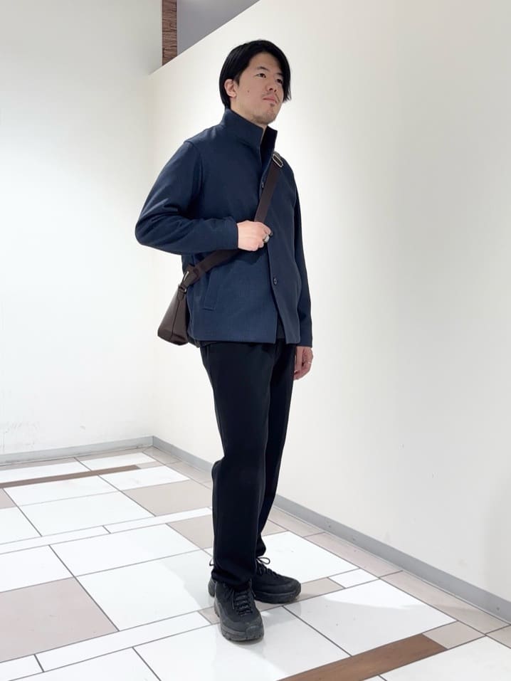 及川さんの「TAKEO KIKUCHI｜【DOWN FABRIC】ダウンファブリック スタンドカラーブルゾン」を使ったコーディネート