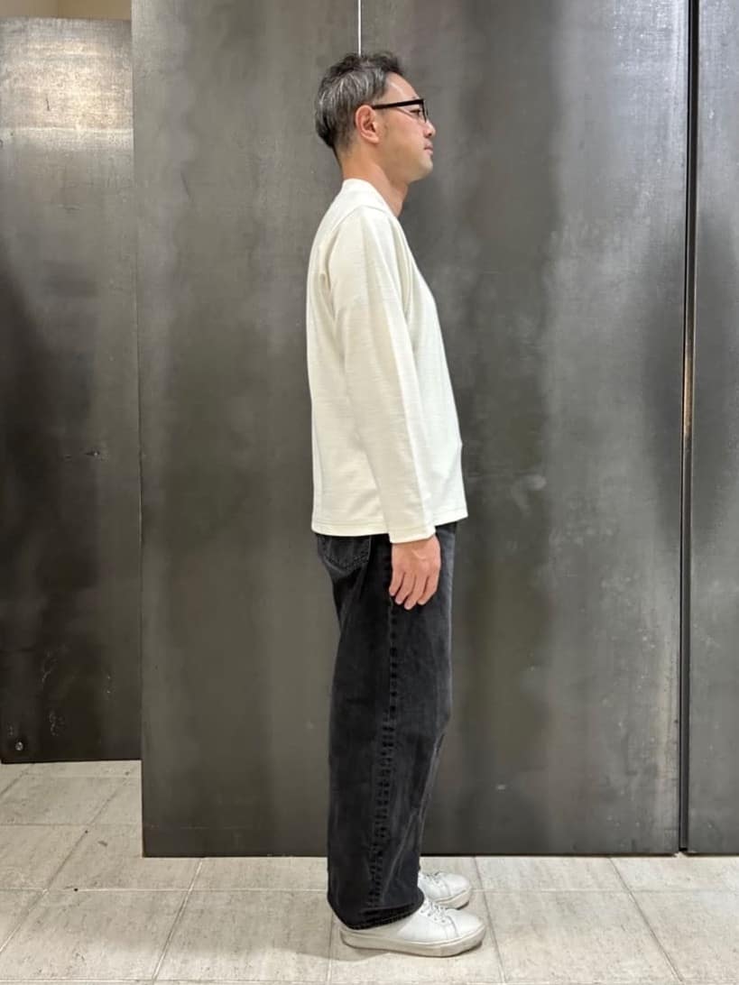 coheyさんの「TAKEO KIKUCHI｜【ウールカシミヤブレンド】ビーバー調 スタンドカラー コート」を使ったコーディネート