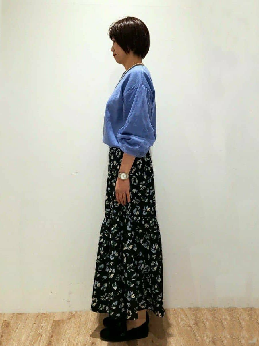 SHIMAKOさんの「OPAQUE.CLIP｜◆フェイクパール&times;ビジュー2連ネックレス」を使ったコーディネート