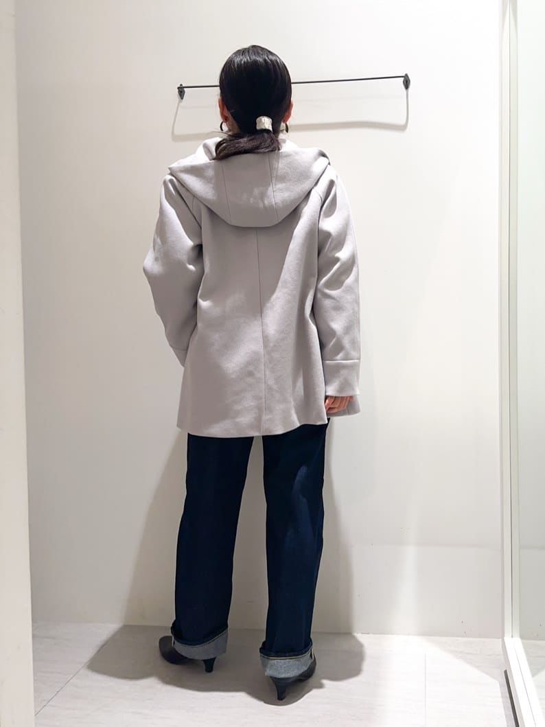 naoさんの「grove｜◆フーデットミドルコート」を使ったコーディネート