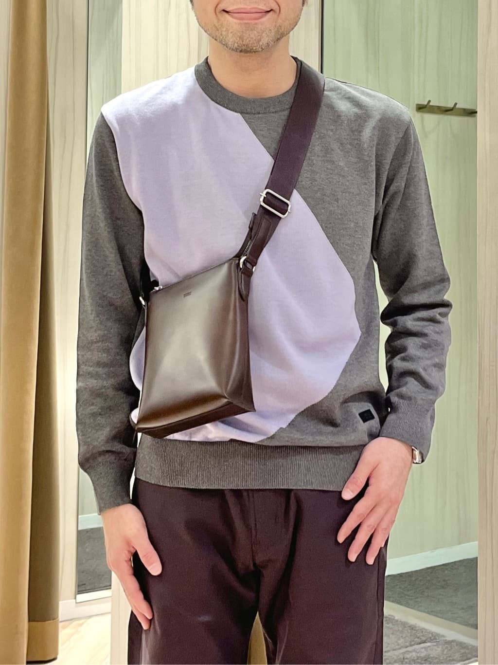 URAさんの「TAKEO KIKUCHI｜【Made in JAPAN】播州織 ストレッチ パンツ」を使ったコーディネート
