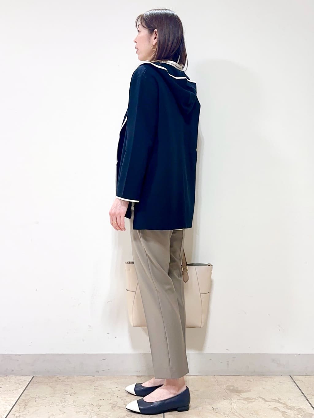 イト子さんの「Reflect｜◆【軽羽織りに◎】フーデッドニットカーディガン」を使ったコーディネート