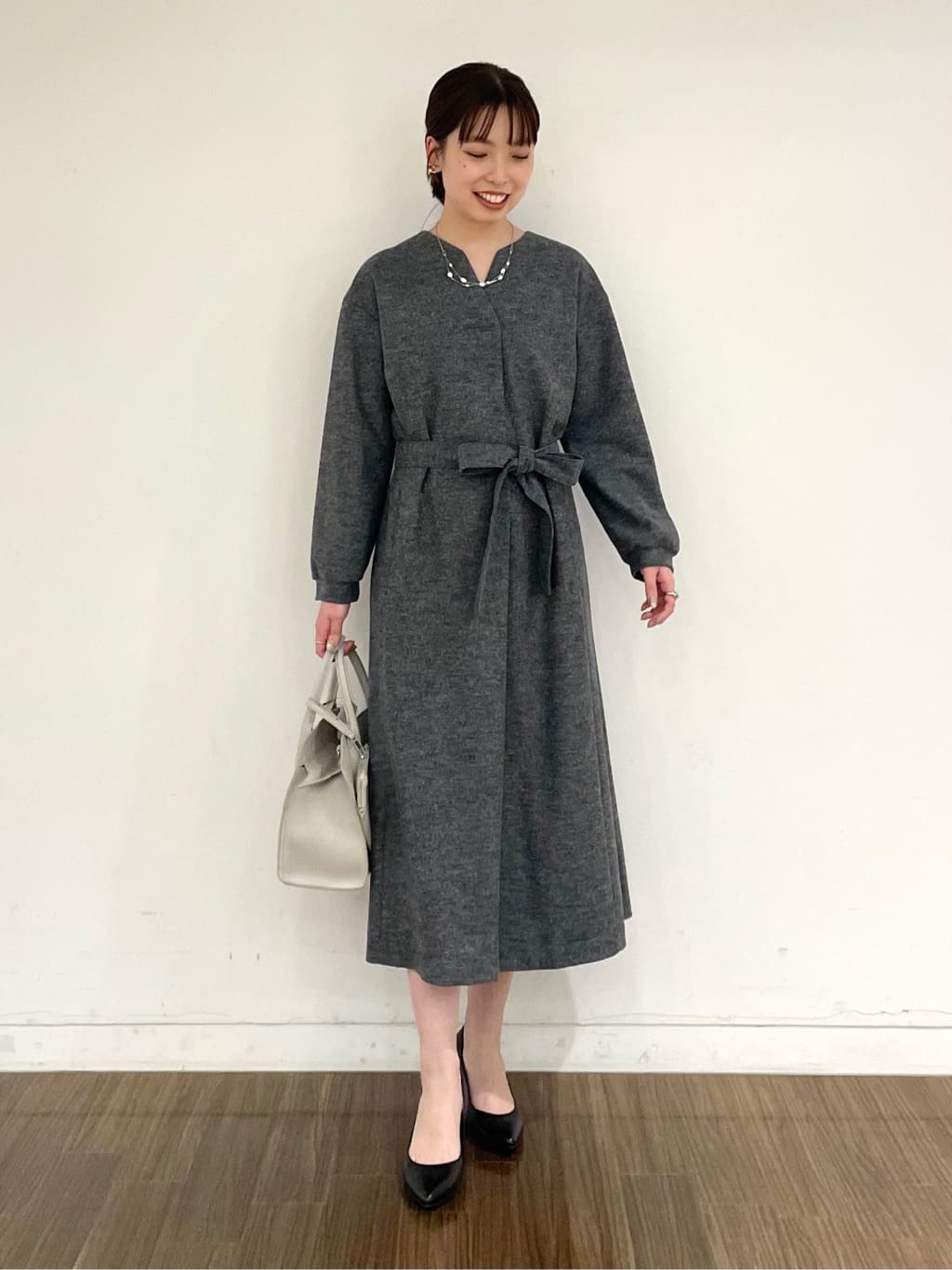 ねねさんの「INDIVI｜◆ランダム淡水パール2連ネックレス」を使ったコーディネート