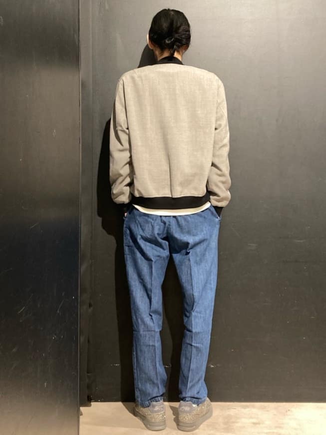538961276さんの「THE SHOP TK｜◆【CAVIAN/キャビアン】リサイクルシャークスキンジップブルゾン セットアップ可」を使ったコーディネート