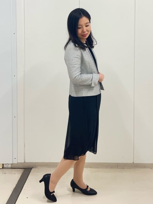 Rihoさんの「Reflect｜◆【フォーマル/セットアップ可】ツイードジャケット」を使ったコーディネート