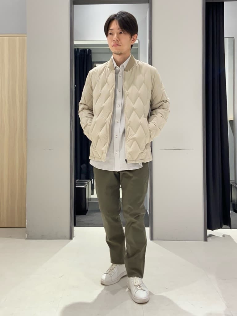 わいずみさんの「TAKEO KIKUCHI｜【抗菌防臭/シーズンレス】シアサッカー ジャージシャツ」を使ったコーディネート